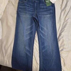 HALARA High Waisted Boot Cut Leg Blue Jeans